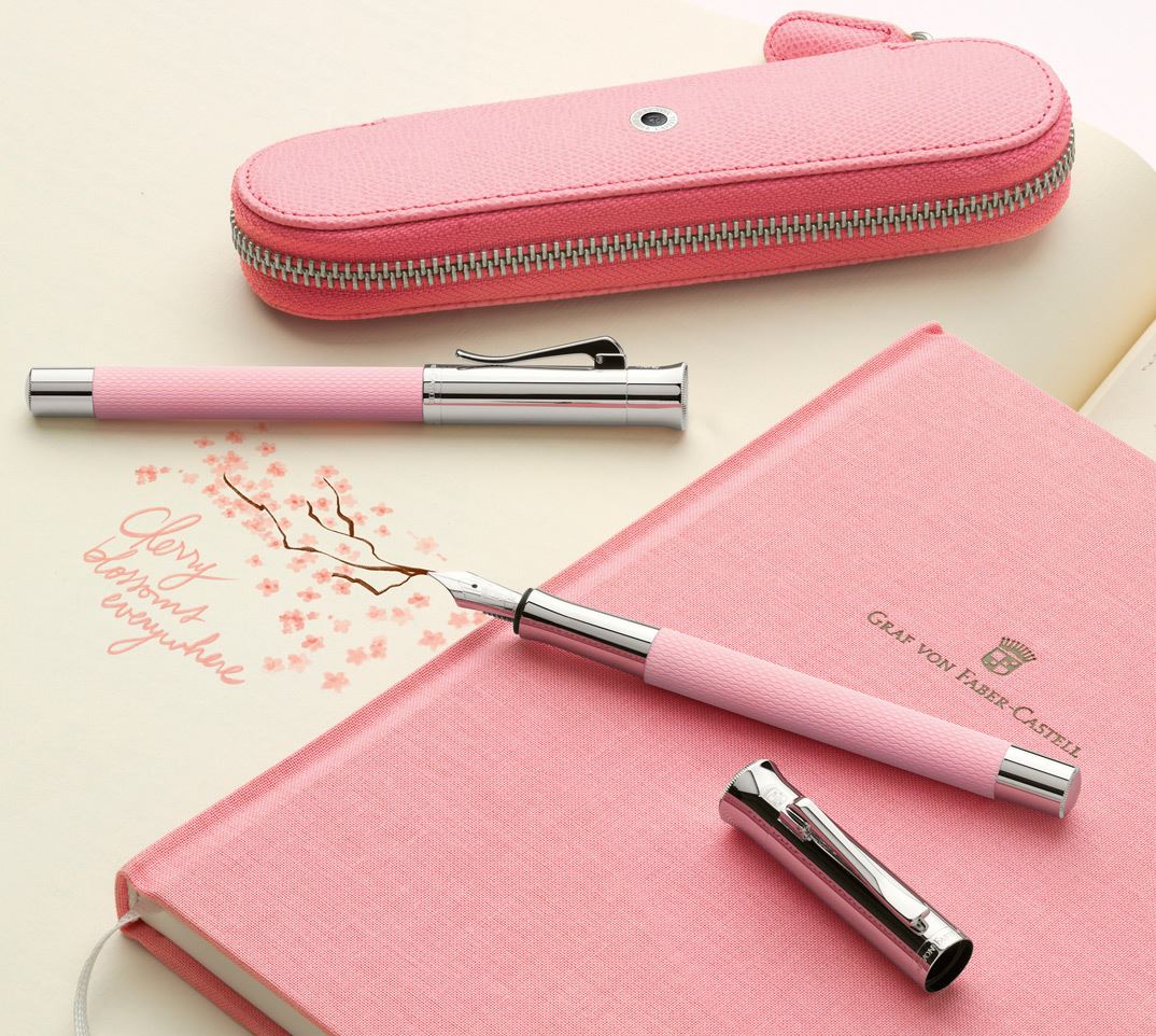 Yozakura Fountain Pen, Notebook and Pen Case