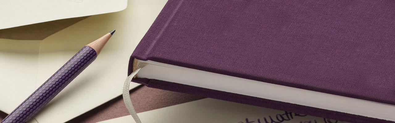 Gift Finder - Violet Journal with matching pencil