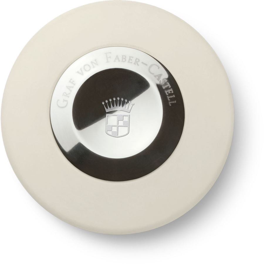 Graf-von-Faber-Castell - Eraser round, platinum-plated