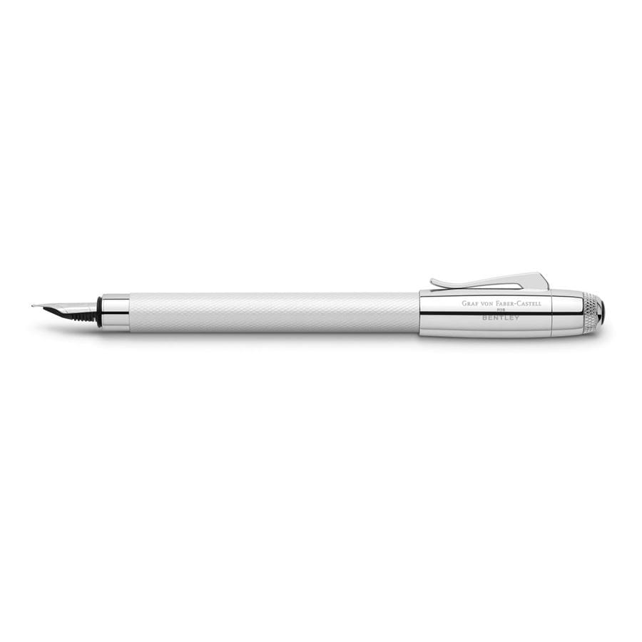 Graf-von-Faber-Castell - Fountain pen Bentley White Satin F