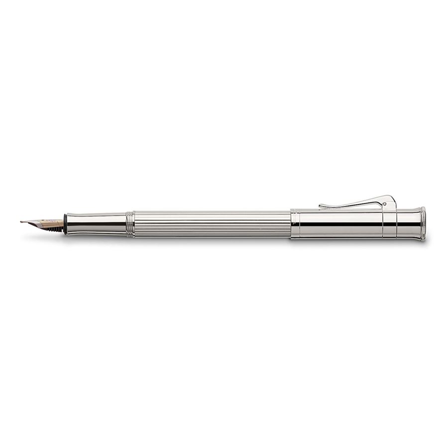 Graf-von-Faber-Castell - Fountain pen Classic platinum-plated F