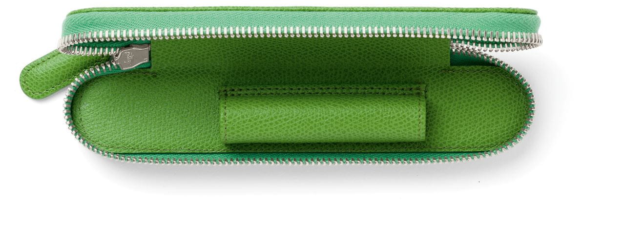 Graf-von-Faber-Castell - Zipper case for 1 pen Epsom,  Viper Green