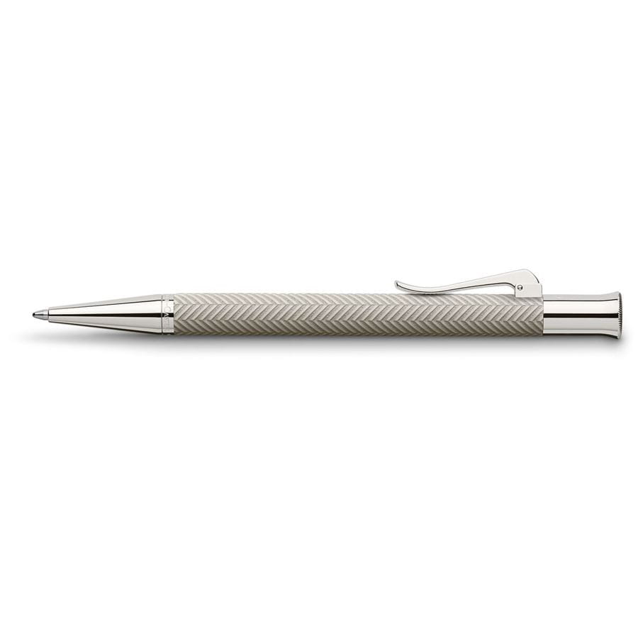 Graf-von-Faber-Castell - Ballpoint pen Guilloche Ciselé Light Grey
