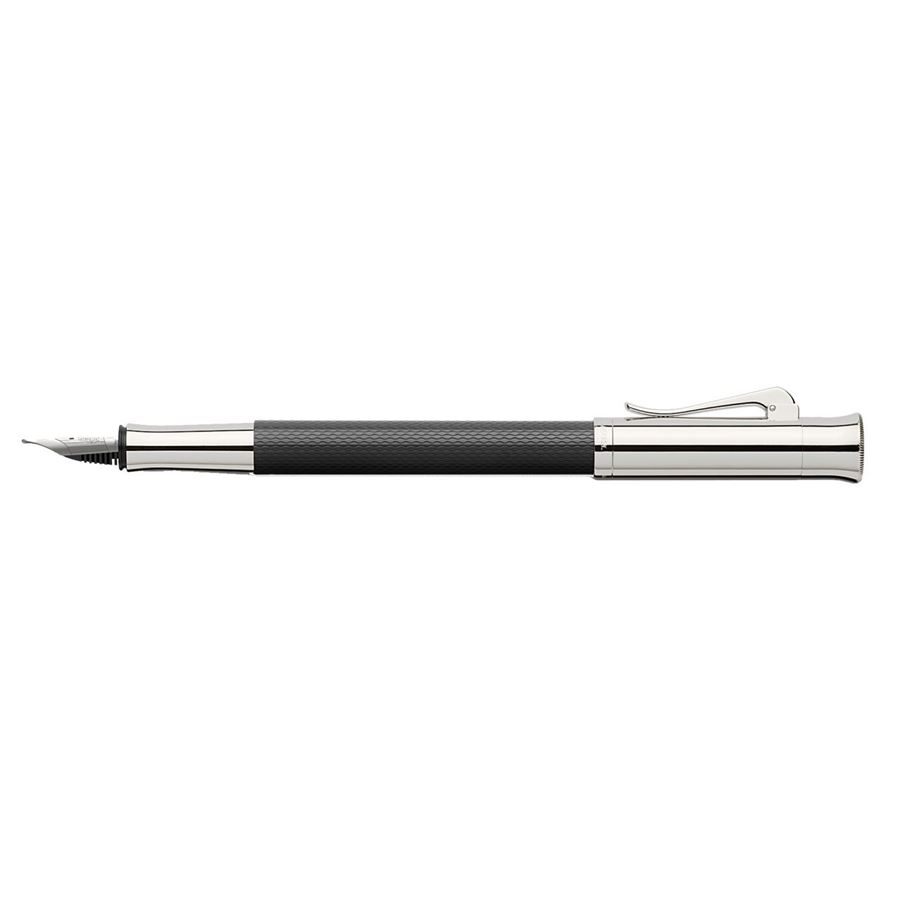 Graf-von-Faber-Castell - Fountain pen Guilloche Black EF