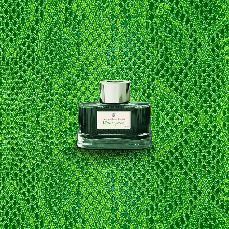 Graf-von-Faber-Castell - Ink bottle Viper Green, 75ml