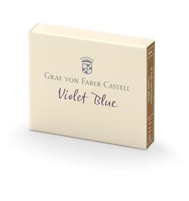 Graf-von-Faber-Castell - 6 ink cartridges, Violet Blue