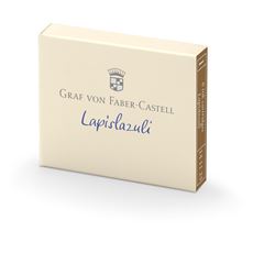 Graf-von-Faber-Castell - 6 ink cartridges, Lapis lazuli