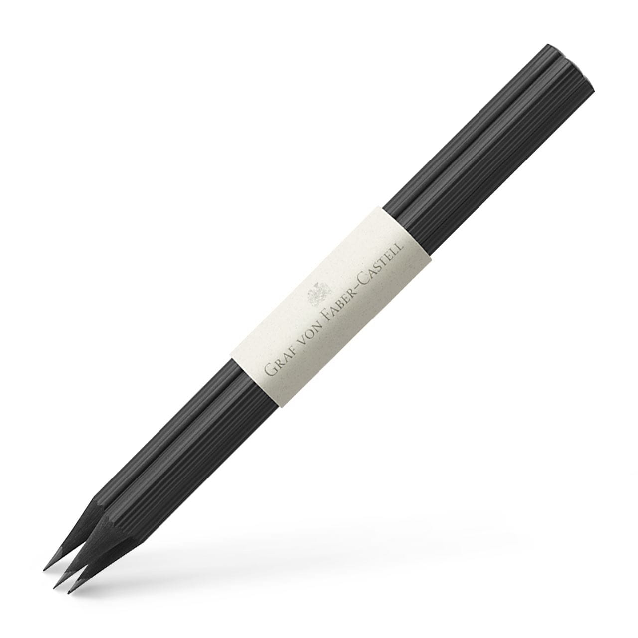 Graf-von-Faber-Castell - 3 graphite pencils, Black