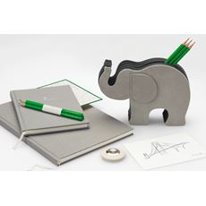 Graf-von-Faber-Castell - Pen holder Elephant medium, Nubuck